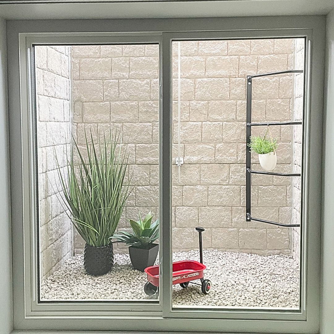 Illumicast egress window well