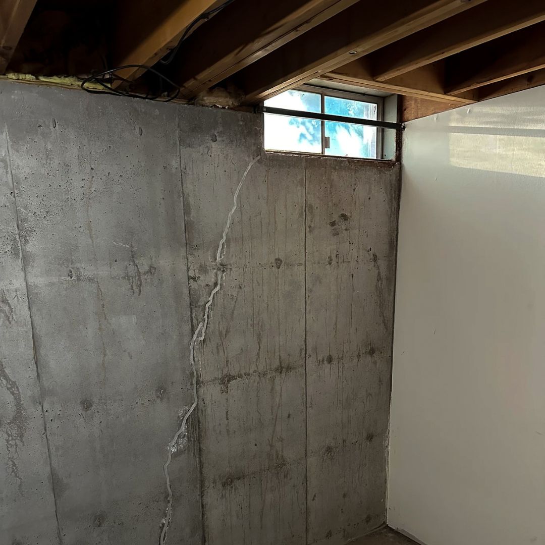 Small basement window