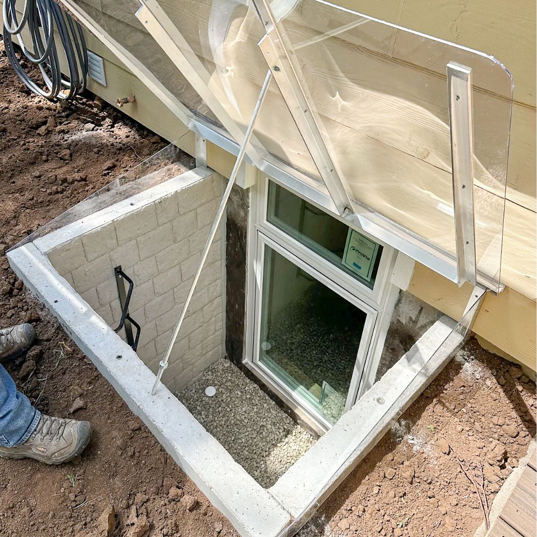 Illumicast. Egress window well.