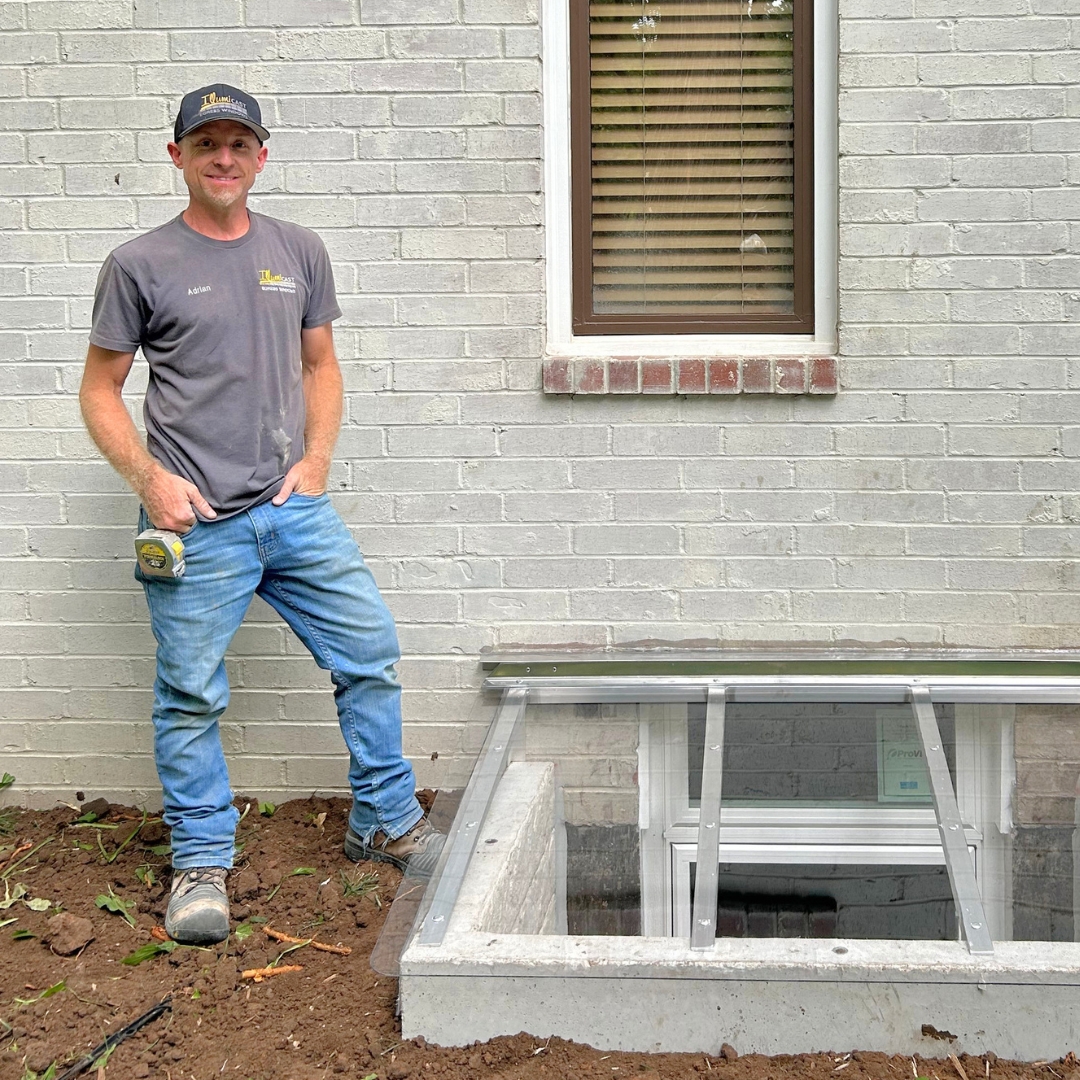 illumicast egress window well installer