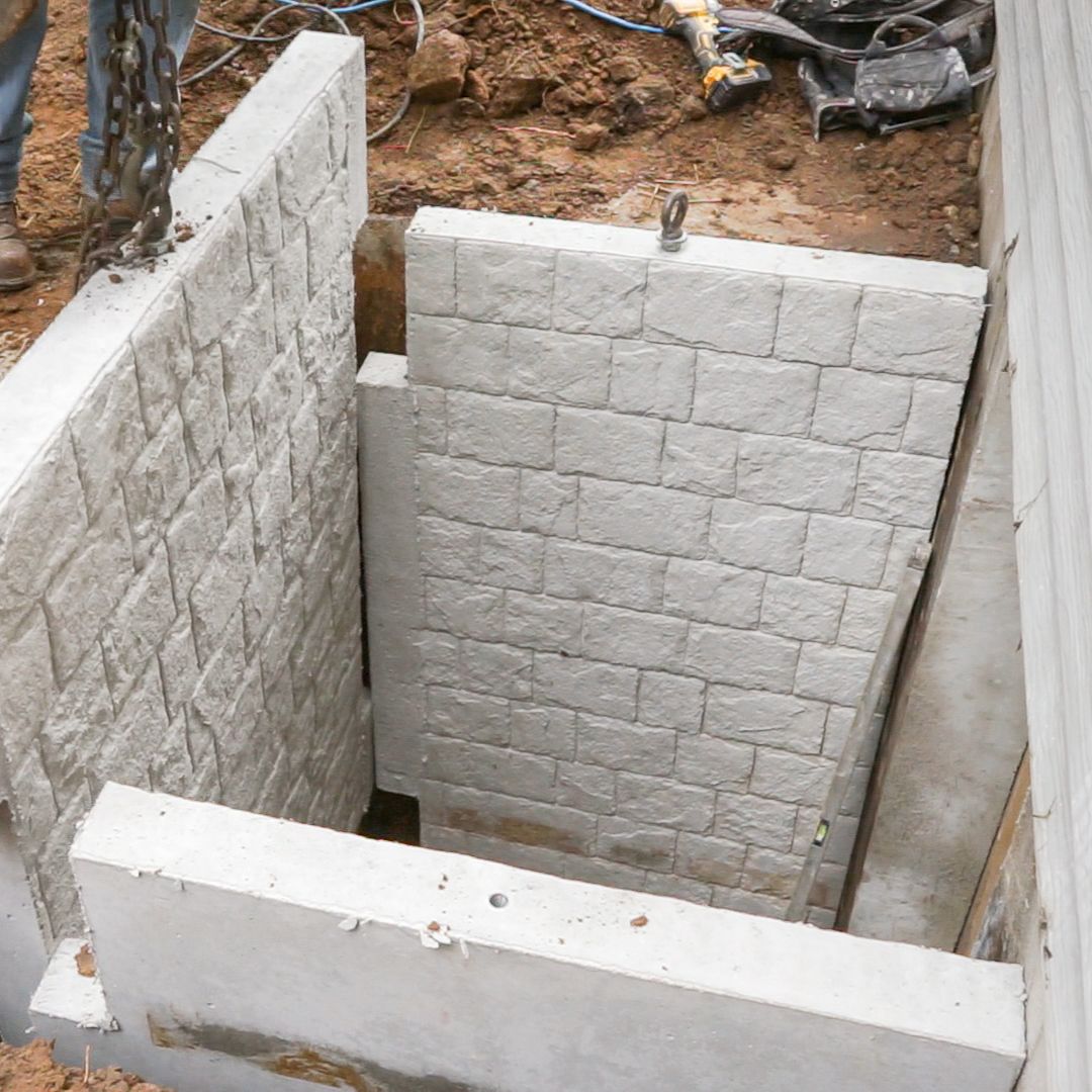 precast concrete egress window well