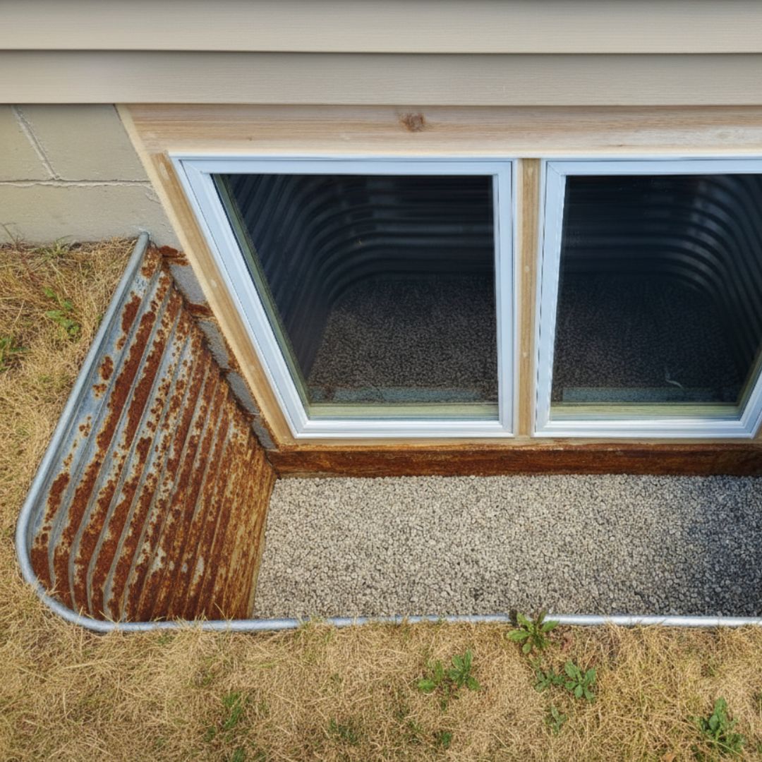 galvanized steel egress window well