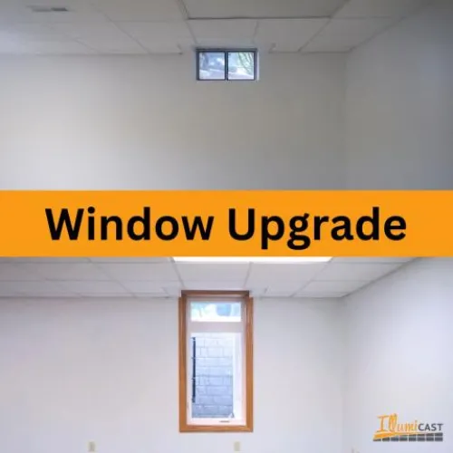 photo showing a window upgrade