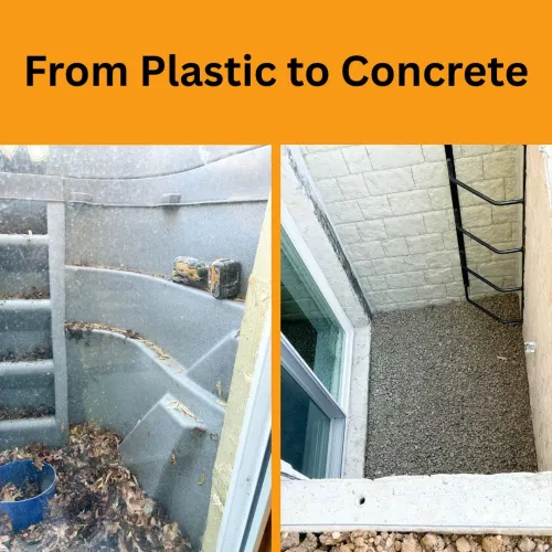 egress window well replacement