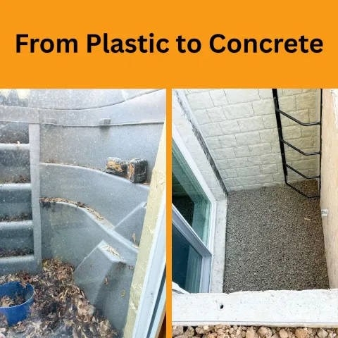 egress window well replacement